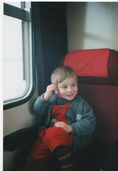 Dans le train...
