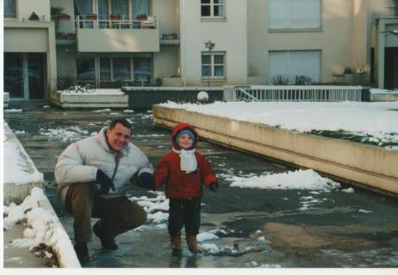 ... with my father
